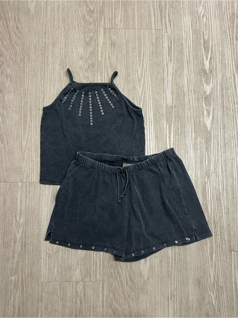 Zara Studded Tank & Shorts Set 11/12